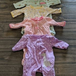 Newborn footed pajamas